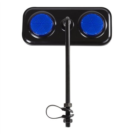 Mirror Rectangle Black/Blue Reflectors