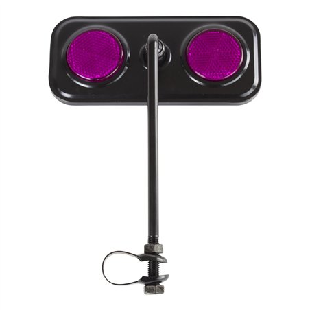 Mirror Rectangle Black/Purple Reflectors