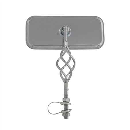 Mirror Rectangle Cage All Chrome