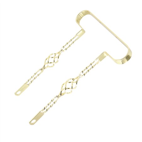 20" Bumper Double Flat Twisted w/Cage Gold