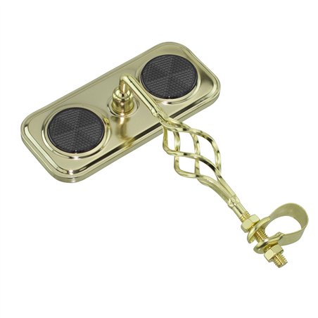Mirror Rectangle Cage Gold/Black Reflectors