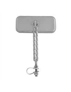 Mirror Rectangle Double Square Twisted All Chrome