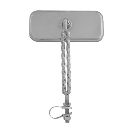 Mirror Rectangle Double Square Twisted All Chrome